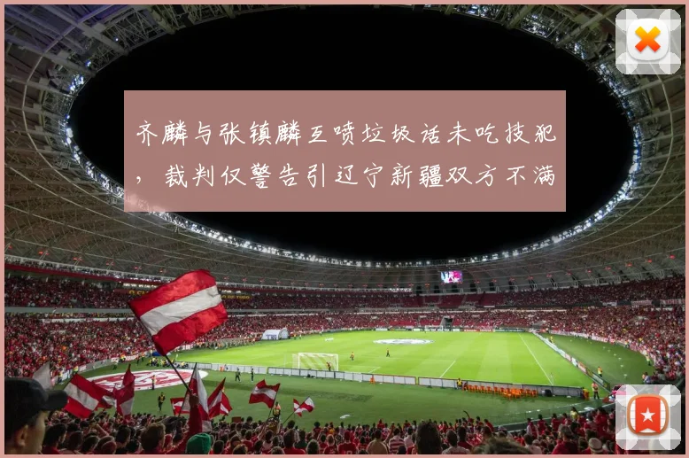 齐麟与张镇麟互喷垃圾话未吃技犯，裁判仅警告引辽宁新疆双方不满
